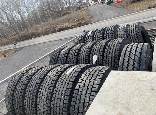 Tires outside Hill Top Tire